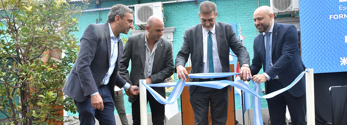 Representantes de la UTN y el Municipio de Ibarlucea inauguraron la Escuela Universitaria de Formación Profesional