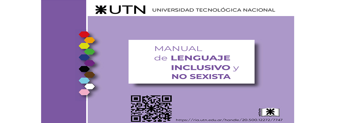 La UTN publicó el Manual de Lenguaje Inclusivo y no Sexista de la Universidad