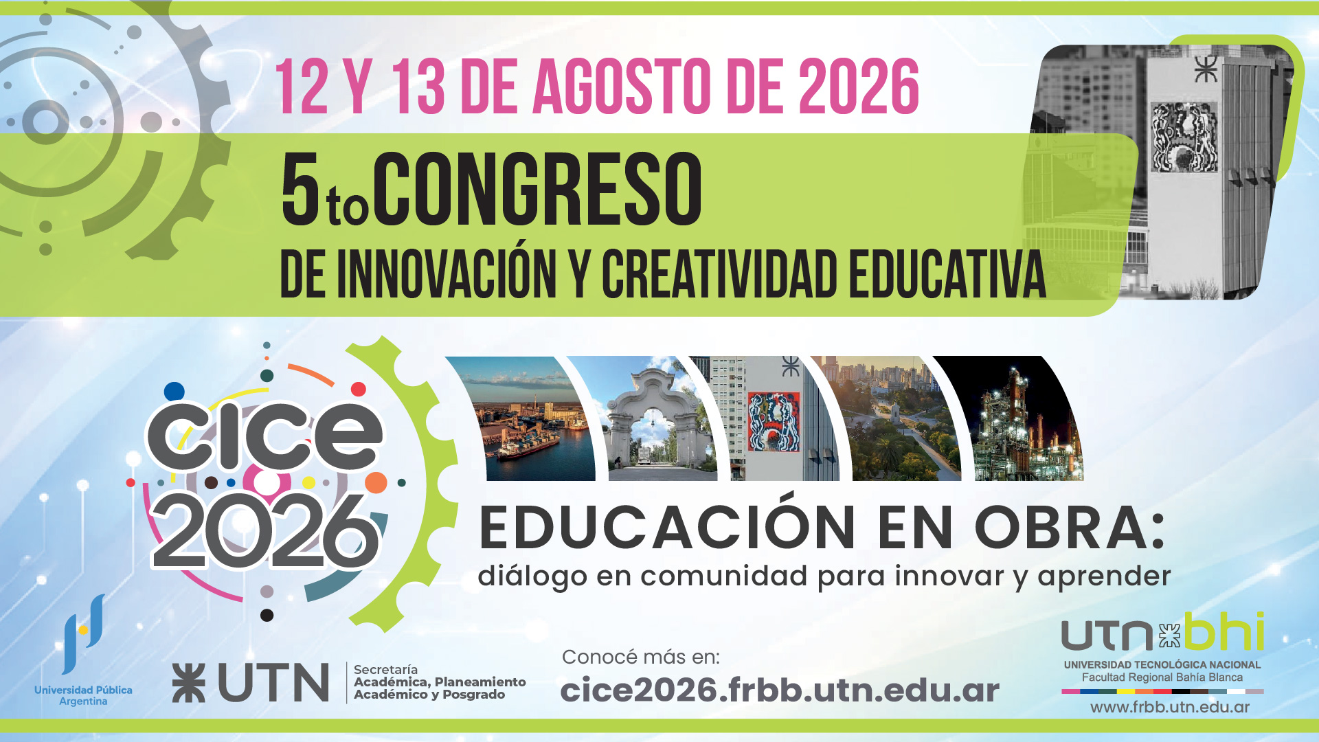 Afiche CICE 2026 - 12 y 13 de agosto 2026
