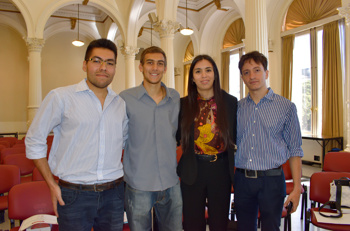 Los alumnos de la UTN, entre los diez primeros del concurso: Ignacio Álvarez (UTN Tucumán); Matías Tibaldo (UTN Santa Fe); María Florencia Córdoba (UTN Tucumán); Juan Pablo Manzo (UTN Santa Fe) UTN Rectorado Noticias Secretaría Académica Formación docente