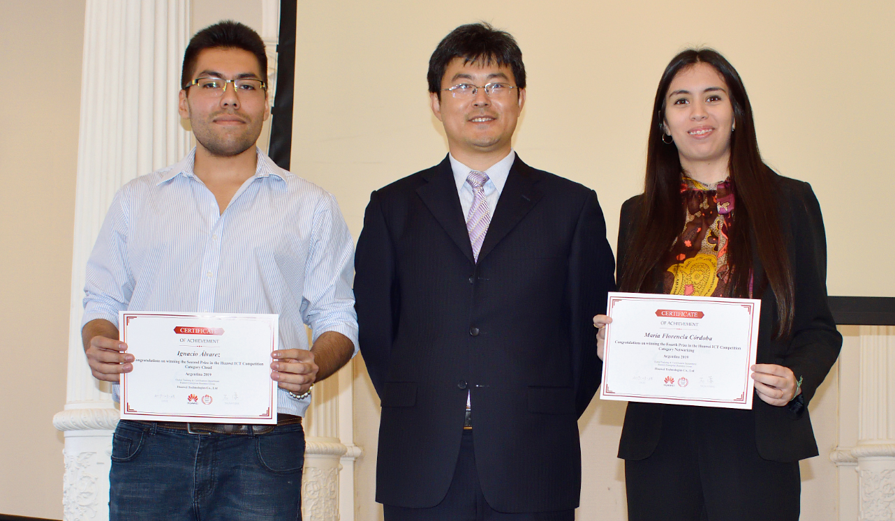 Ignacio Álvarez (UTN Tucumán); Shi Hao; María Florencia Córdoba (UTN Tucumán) UTN Rectorado Noticias Secretaría Académica Formación docente