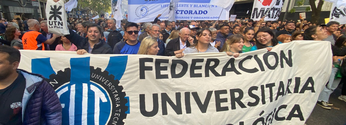 UTN estuvo presente en la Marcha Federal Universitaria “En defensa de la educación pública”