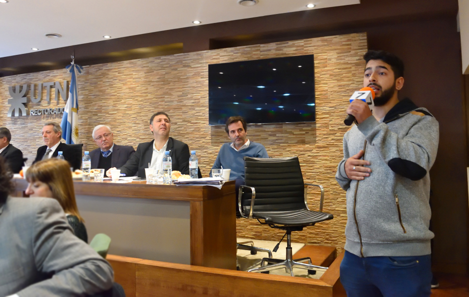 Presidente FUT, Fernando Martinez, estudiante de Facultad Regional Reconquista FUT Presidente 2019-2021 Fernando Martinez