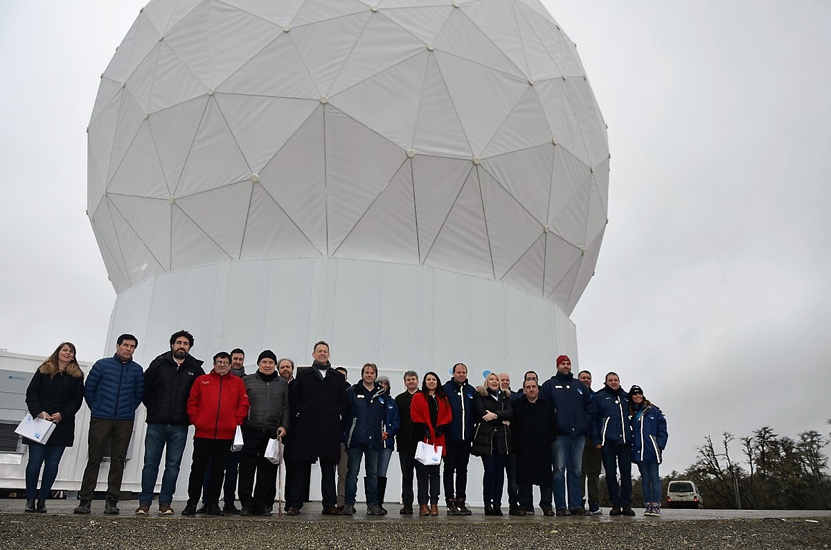 Inauguración de la Estación Satelital en Tierra del Fuego