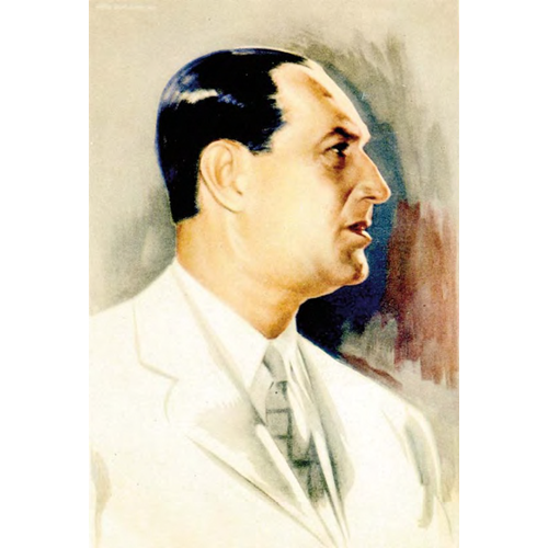 Retratro pintado del presidente Juan Domingo Perón