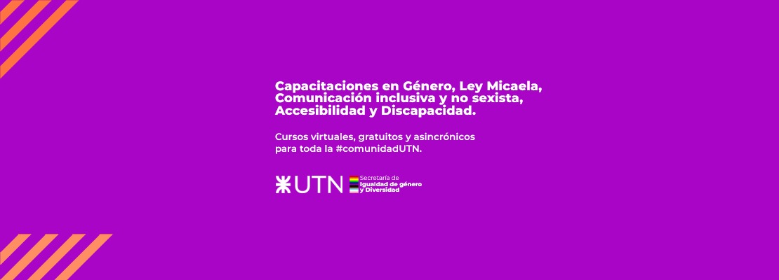 Inscripciones abiertas para capacitaciones en Género, Ley Micaela, Comunicación inclusiva y Discapacidad